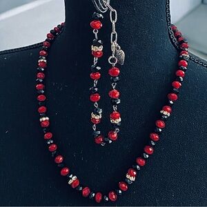 Premier Designs Necklace & Matching Bracelet Set